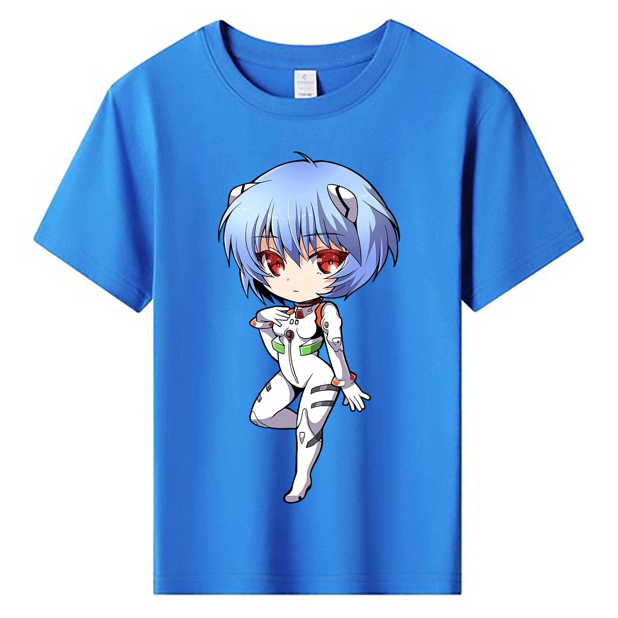 （画像用） EVA 新世紀エヴァンゲリオン 綿100％キッズTシャツ（フロントプリント）